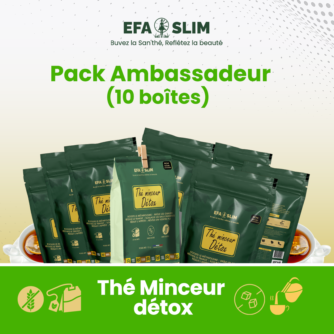 Thé Minceur Détox EFA SLIM pour Partenaires