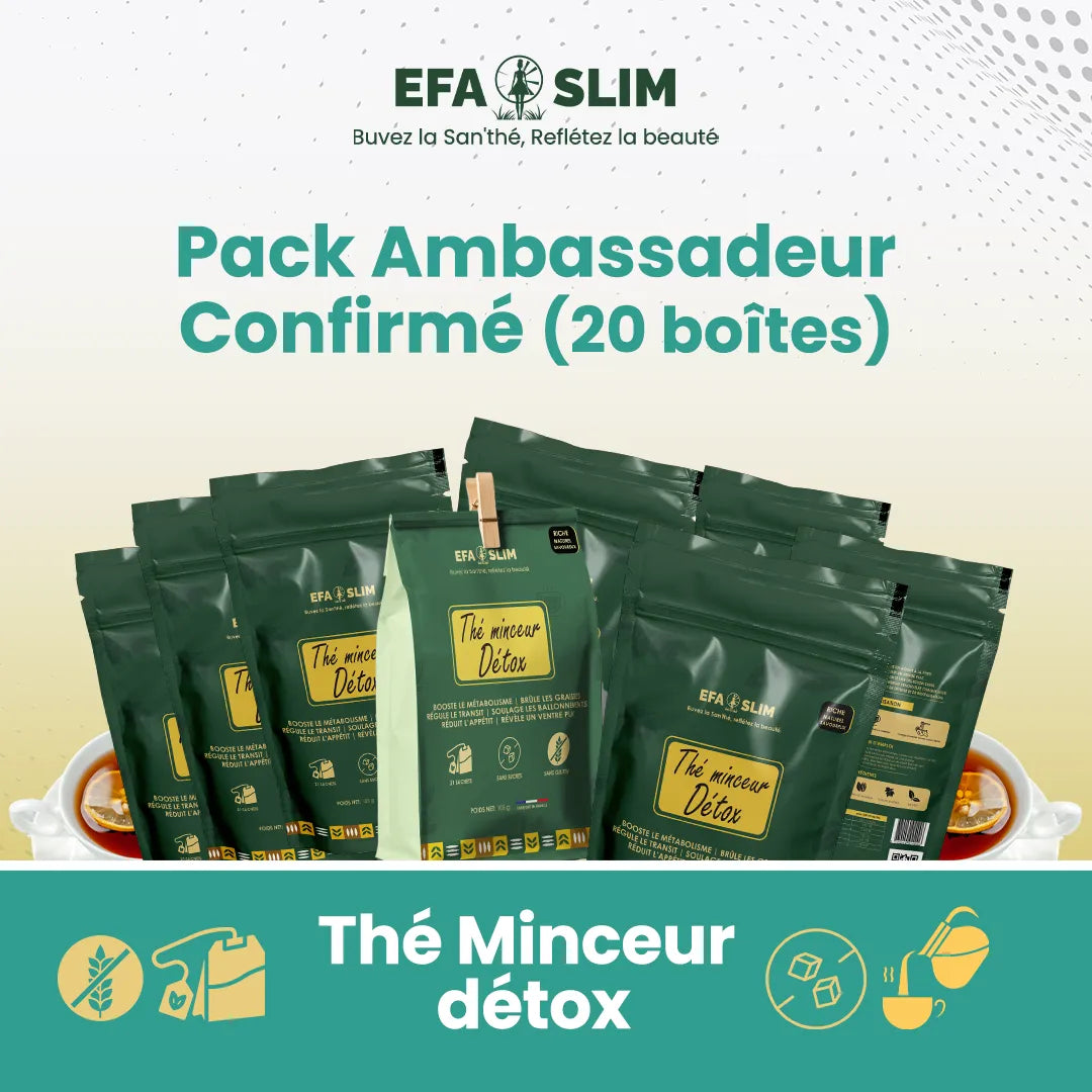 Thé Minceur Détox EFA SLIM pour Partenaires