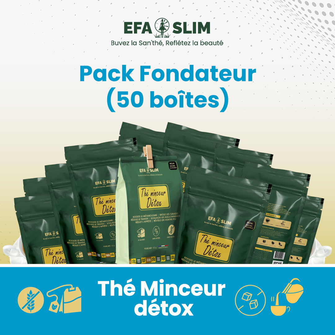 Thé Minceur Détox EFA SLIM pour Partenaires