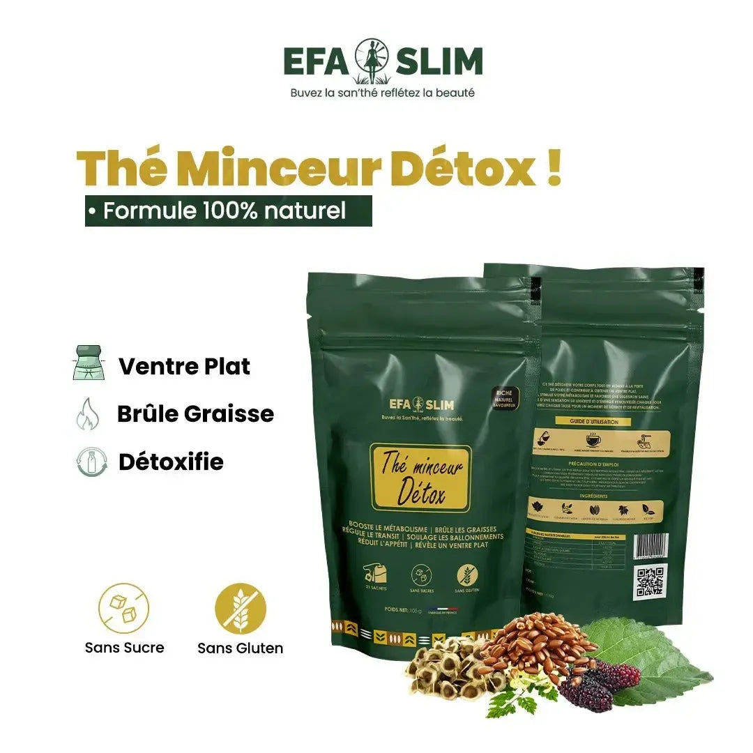 Thé Minceur Détox EFA SLIM pour Partenaires