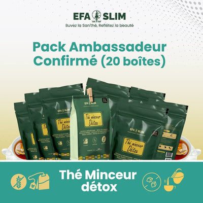 Thé Minceur Détox EFA SLIM pour Partenaires