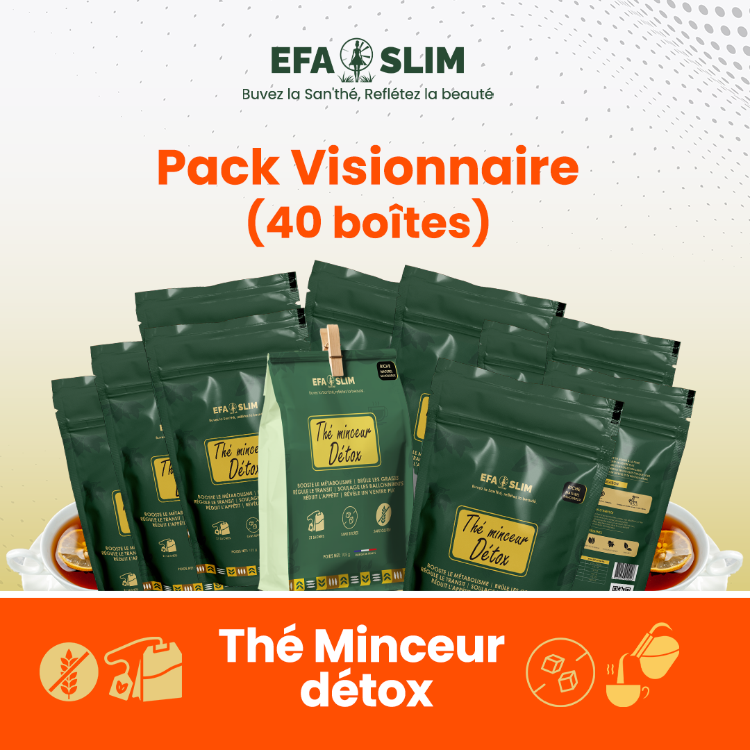 Thé Minceur Détox EFA SLIM pour Partenaires