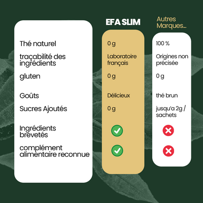 Thé Minceur Détox EFA SLIM