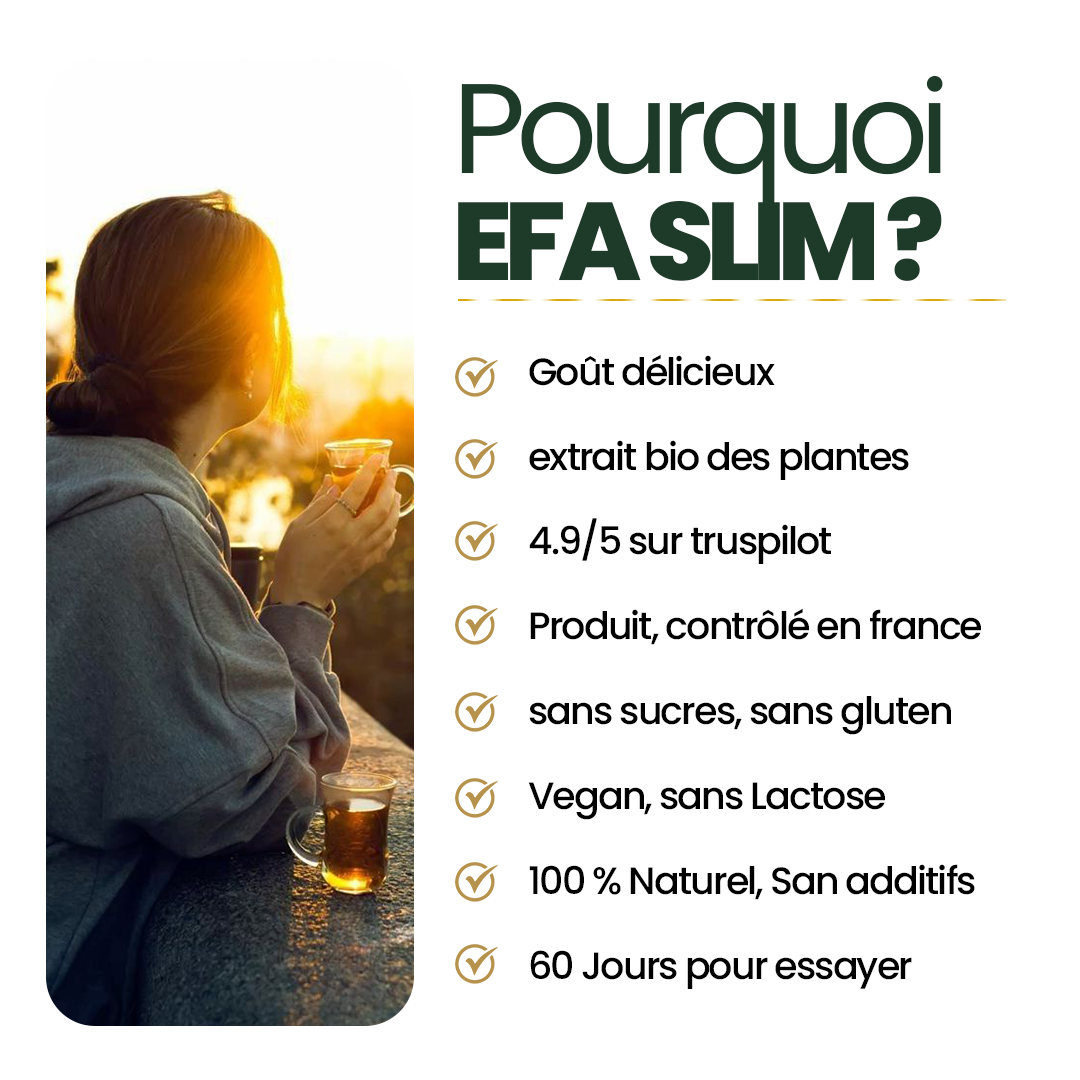 Thé Minceur Détox EFA SLIM