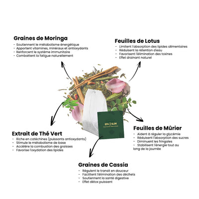 Thé Minceur Détox EFA SLIM